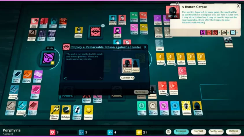 Скриншот игры Cultist Simulator 1