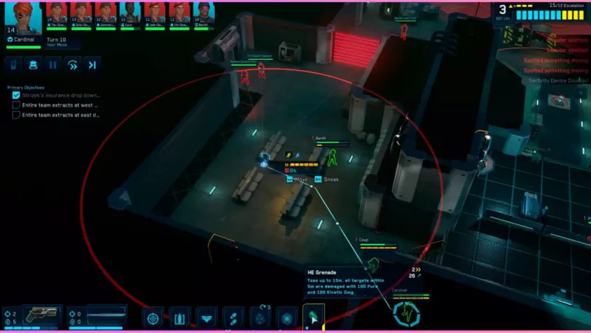 Скриншот игры Cyber Knights: Flashpoint - тактический бой