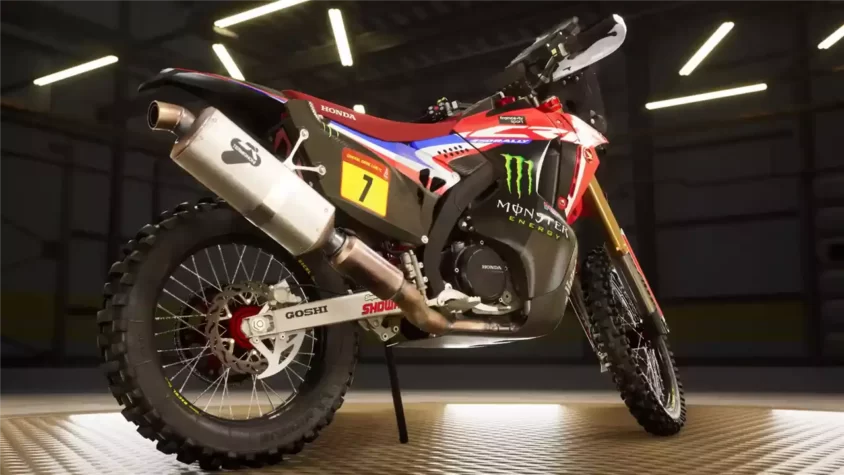 Один из автомобилей в Dakar Desert Rally