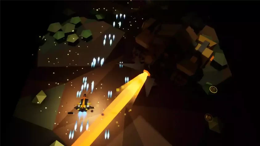 Скриншот из игры Dark Gravity: улучшение корабля