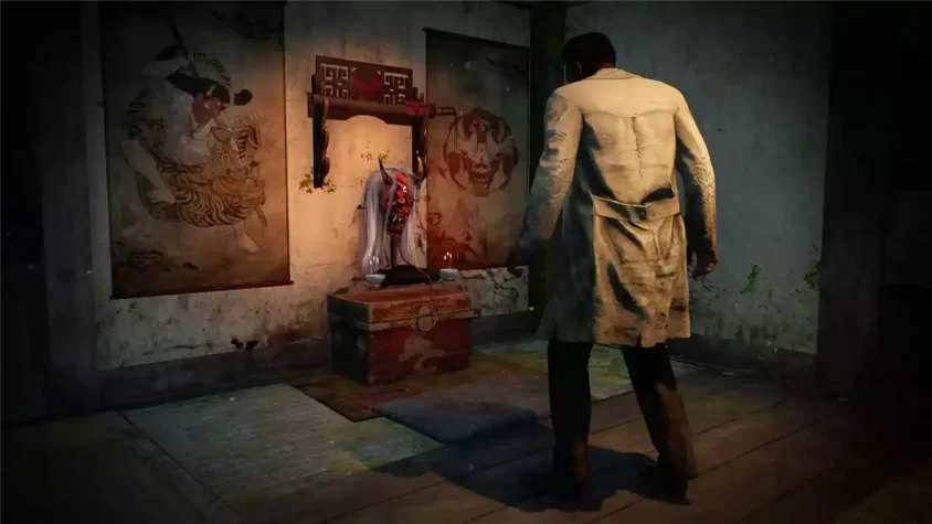 Маньяк и жертва в Dead by Daylight