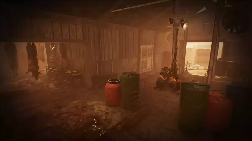 Персонаж смотрит на мистический объект в Dead by Daylight