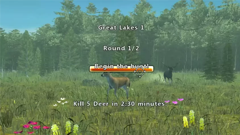 Второй экран игры Deer Hunt Legends