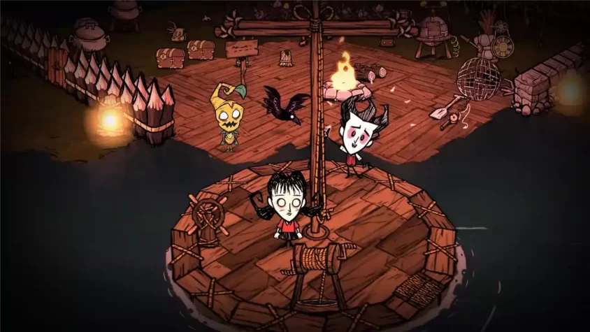 Плавание в "Don't Starve Together"