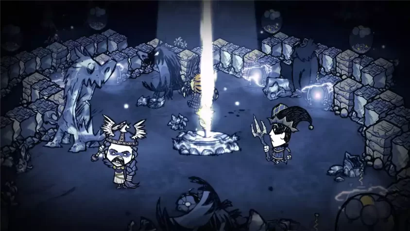 Сражения с монстрами в "Don't Starve Together"