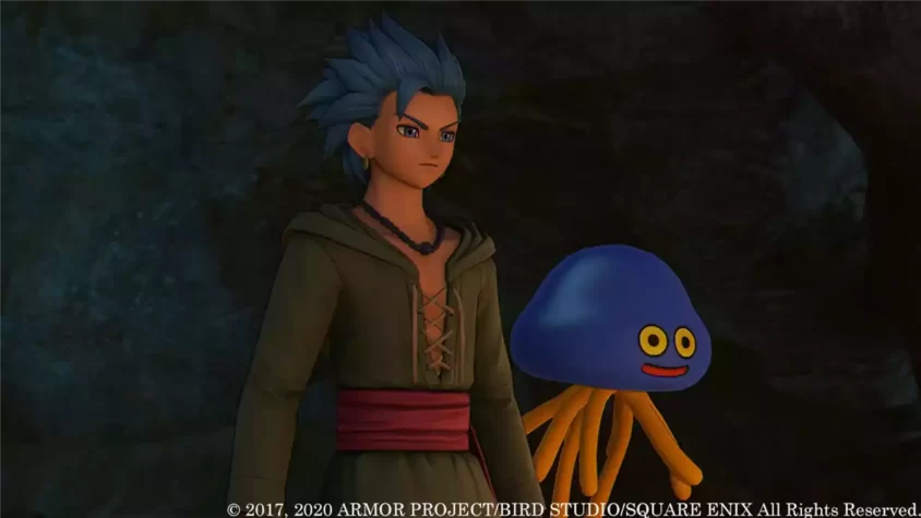 Скриншот DRAGON QUEST XI S Echoes of an Elusive Age: персонаж и спутник