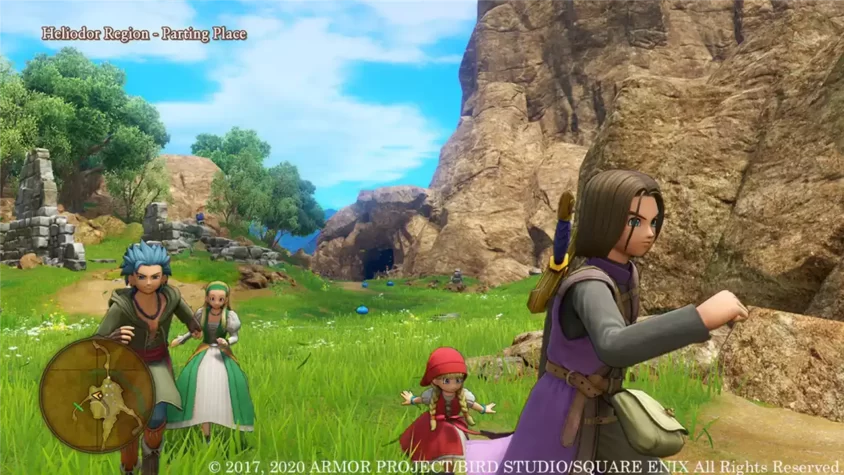 Скриншот DRAGON QUEST XI S Echoes of an Elusive Age: карта мира