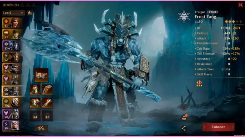 Игровой процесс в Dragonheir: Silent Gods - встреча с сильным противником