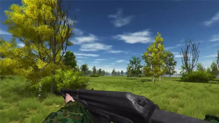 Скриншот из игры Duck Hunting — взгляд на уток