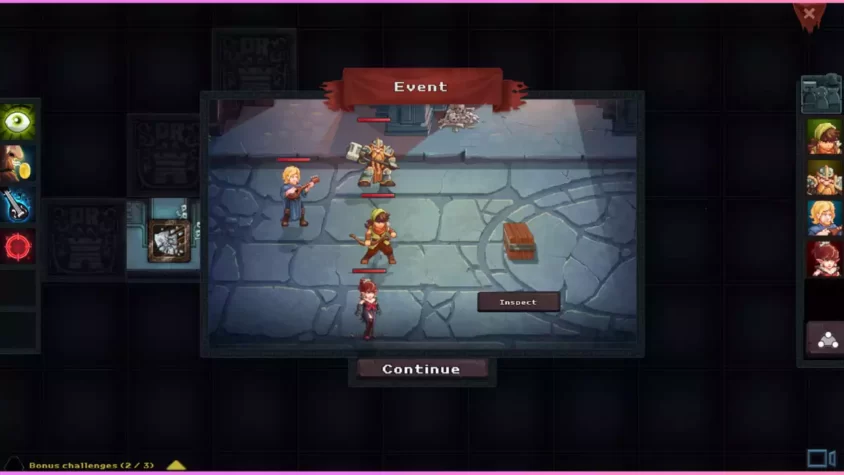 Скриншот события в Dungeon Rushers