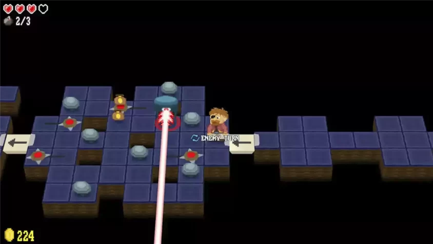 Скриншот игры Dungeons of Shalnor с лазерными ловушками