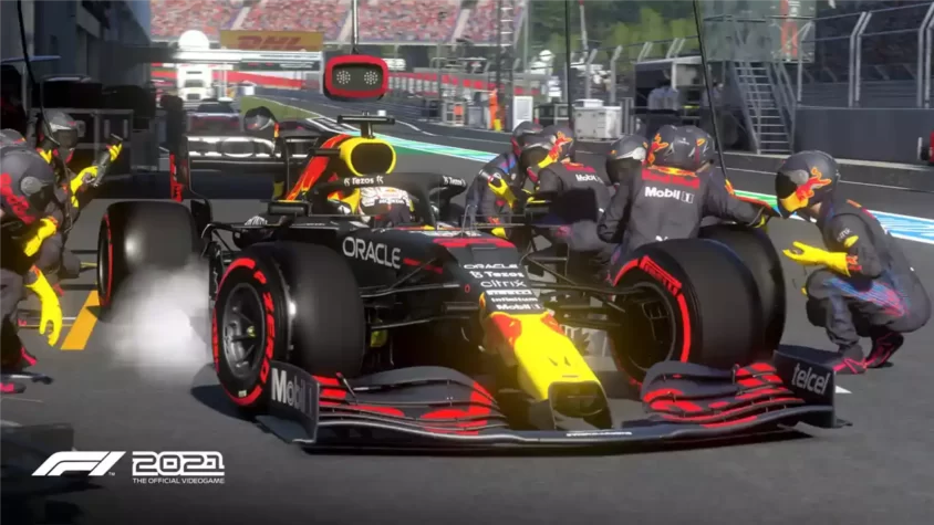 Пит-стоп в игре F1 2021
