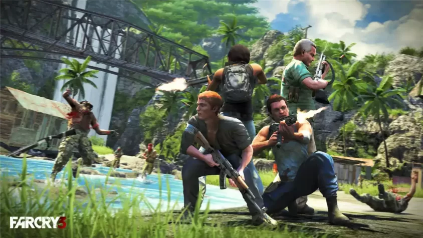 Групповой бой в Far Cry 3