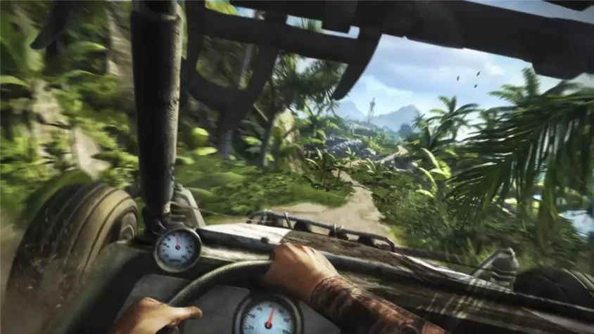 Вождение по острову в Far Cry 3