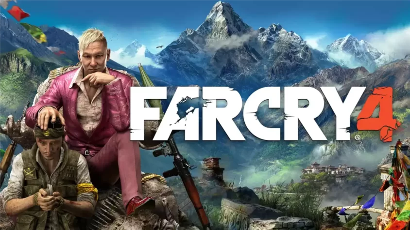 Far Cry 4 - Ну, типичный взгляд на игру, да? Покажите мне какого-то маньяка в костюме и горы, чтобы все было эпично