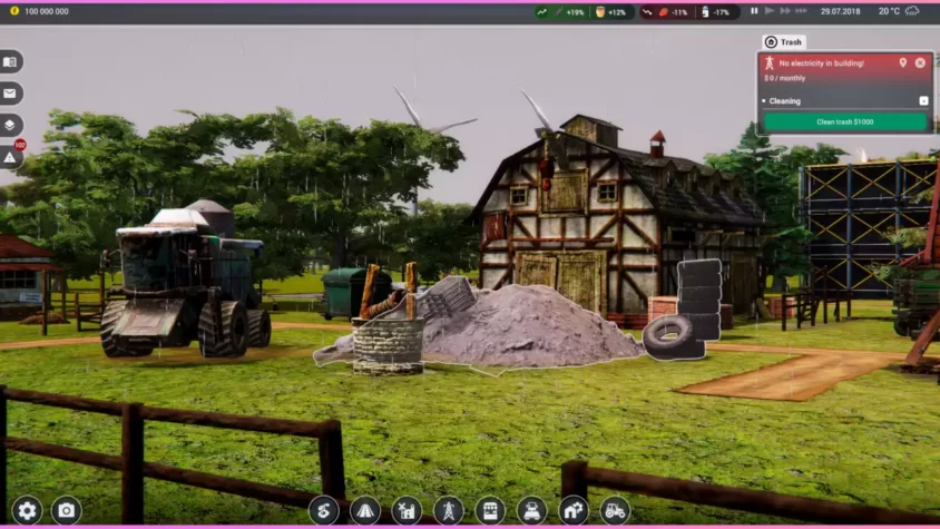 Строительство на ферме в Farm Manager 2021