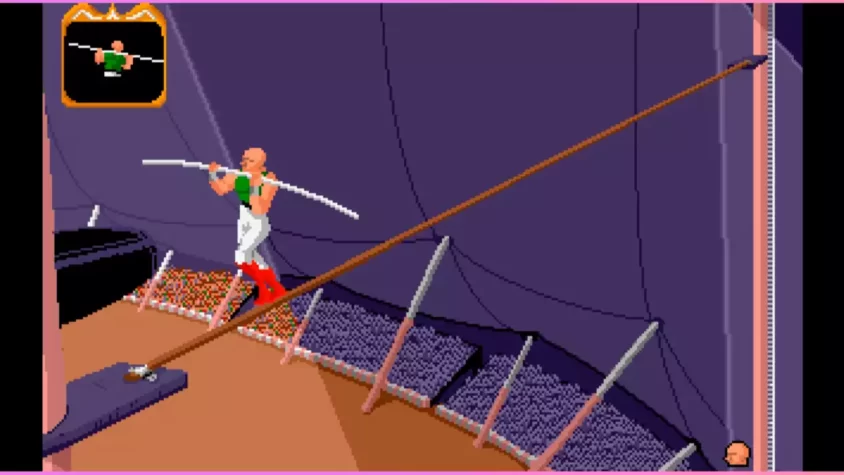 Персонаж на канате в Freddys Big Top o’ Fun