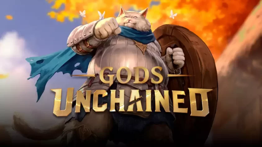 Gods Unchained - Обложка Обложка игры Gods Unchained с кошачьим воином