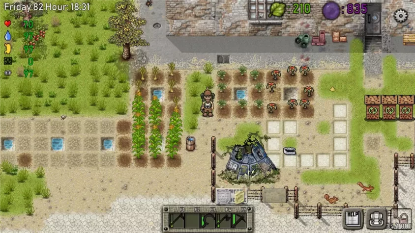 Скриншот игры Green Project — сельское хозяйство и выживание