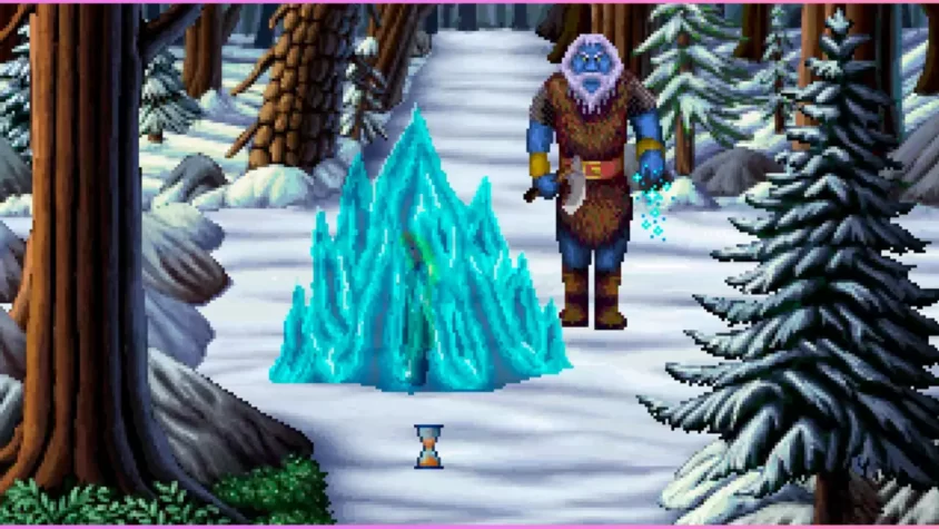 Скриншот Heroines Quest, разговор с врагом-монстром