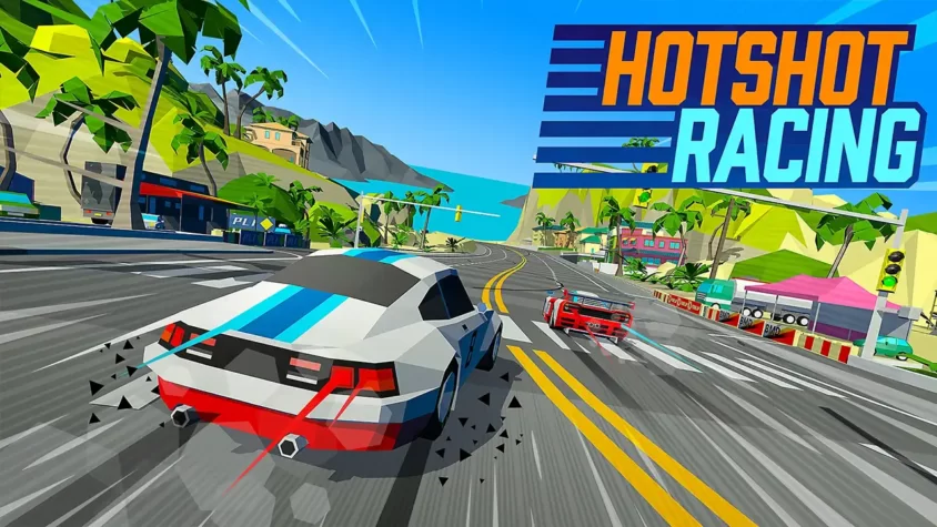 Hotshot Racing - Обложка Обложка игры Hotshot Racing