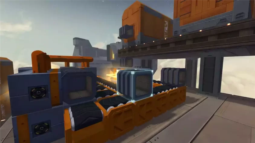 Интерьер фабрики в Infinifactory