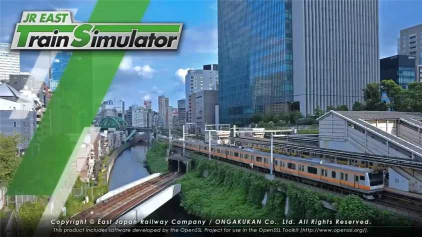 Логотип JR EAST Train Simulator в игре
