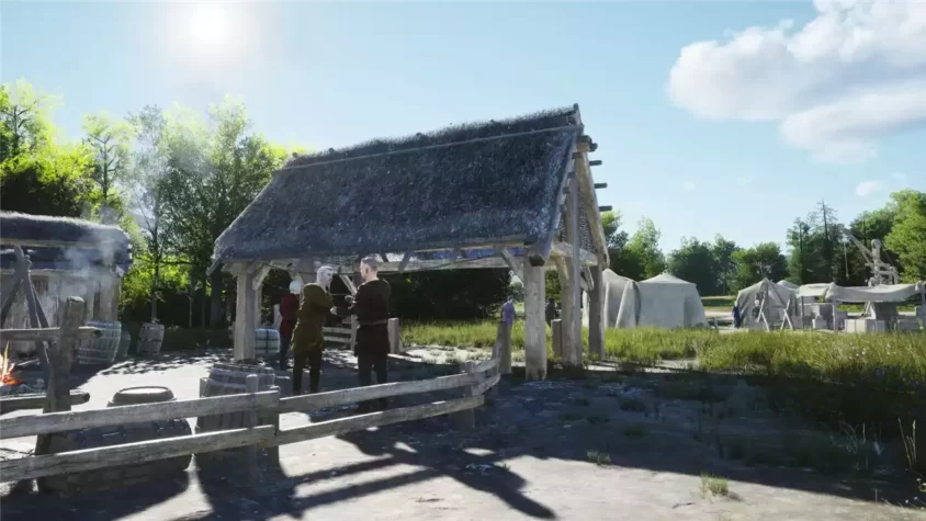 Первый скриншот Manor Lords — пасторальная жизнь