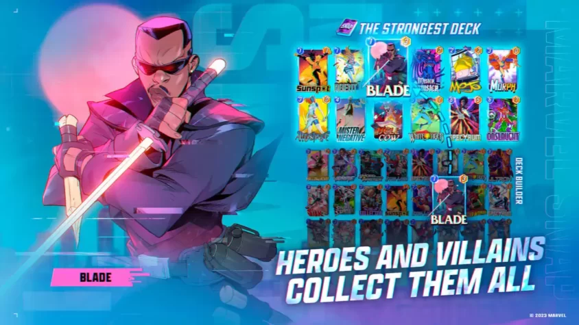 Герой Blade в игре MARVEL SNAP
