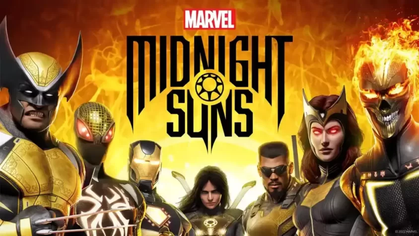 Marvel’s Midnight Suns: Главные герои на обложке Обложка игры Marvel’s Midnight Suns
