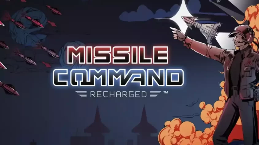 Missile Command: Recharged Обложка игры Missile Command: Recharged — Взрыв, ракеты и военный стиль