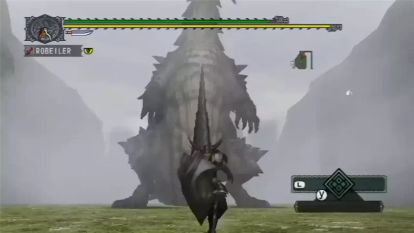 Гигантский монстр в Monster Hunter G