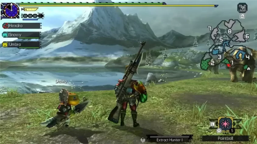 Геймплей Monster Hunter Generations с исследованием локации