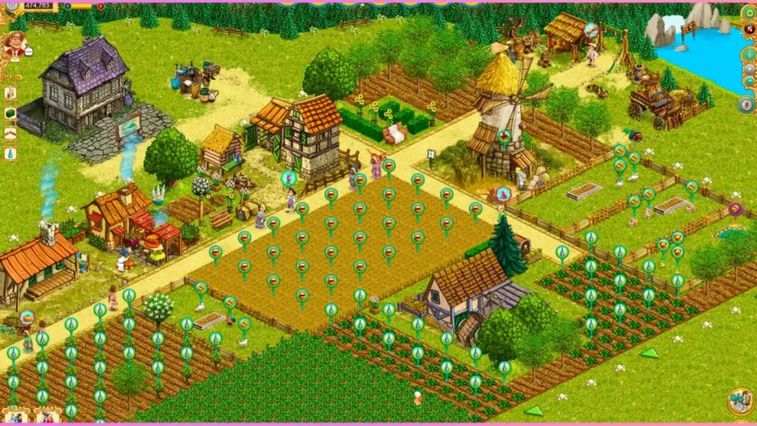 Скриншот из игры My Little Farmies: обустройство фермы