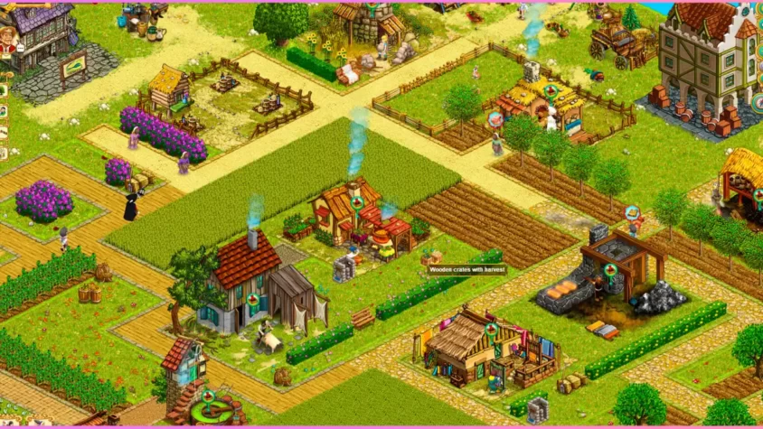 Скриншот из игры My Little Farmies: развитие и строительство