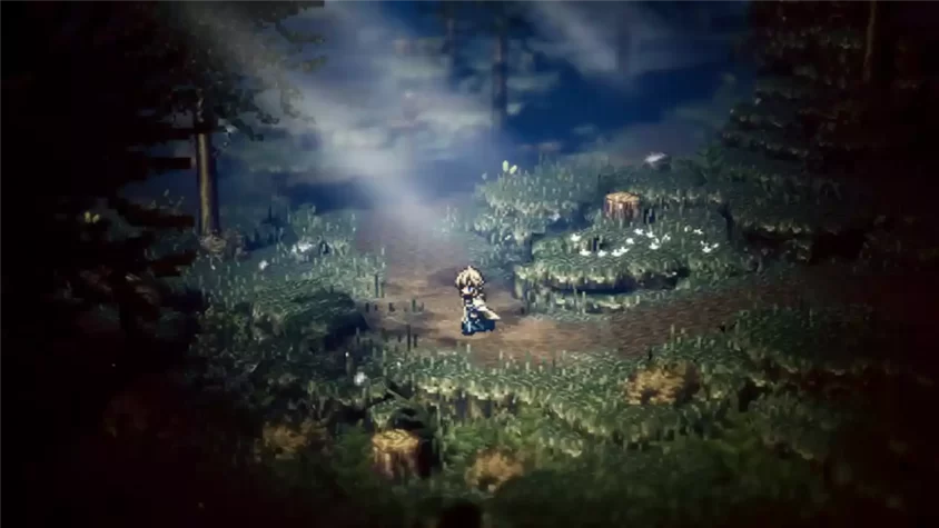 Скриншот с миром в игре Octopath Traveler: Champions of the Continent