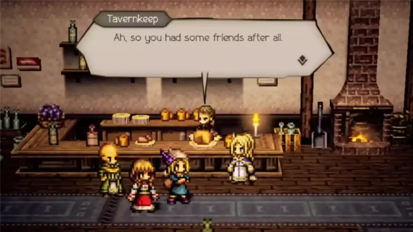 Древняя пещера в Octopath Traveler: Champions of the Continent