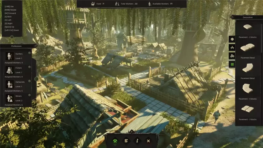 Скриншот Robin Hood Sherwood Builders, исследование лагеря