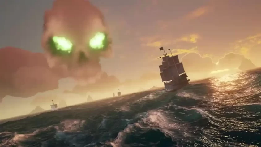 Персонажи с мечами в Sea of Thieves
