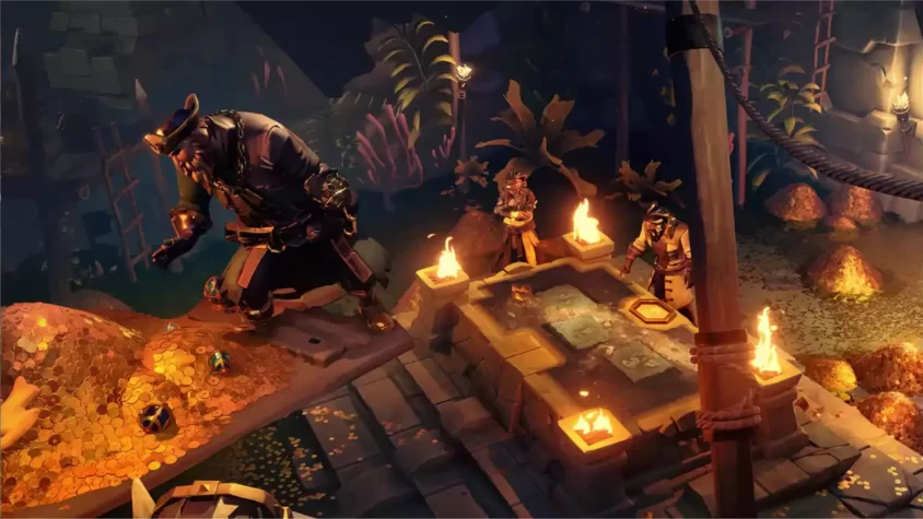 Морской скелет в Sea of Thieves