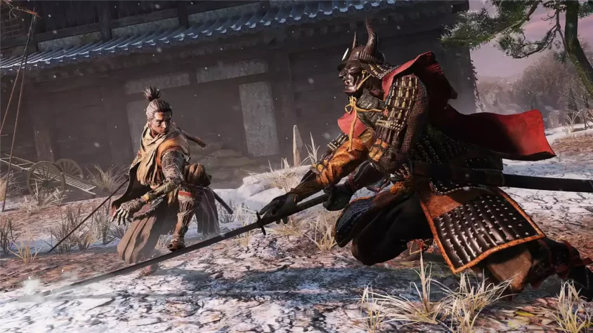 Битва с самураем в Sekiro Shadows Die Twice