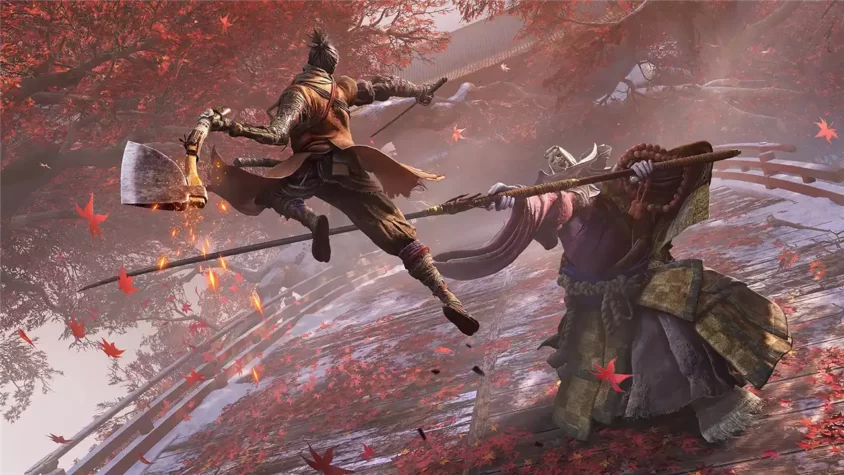 Схватка с боссом в Sekiro Shadows Die Twice