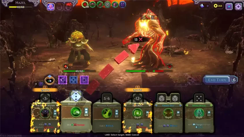 Сражение с монстрами в SpellRogue: маги против врагов