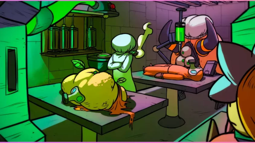 Персонаж игры Splasher в динамике