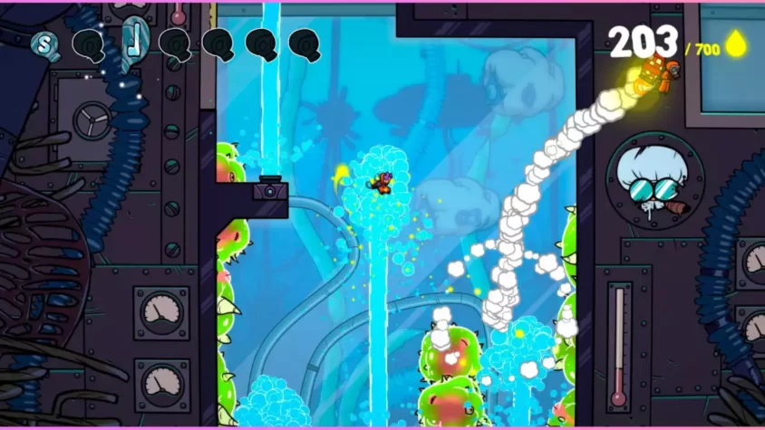 Научная лаборатория в Splasher, где всё идёт не по плану