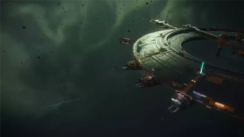 Космическая станция в игре Star Citizen