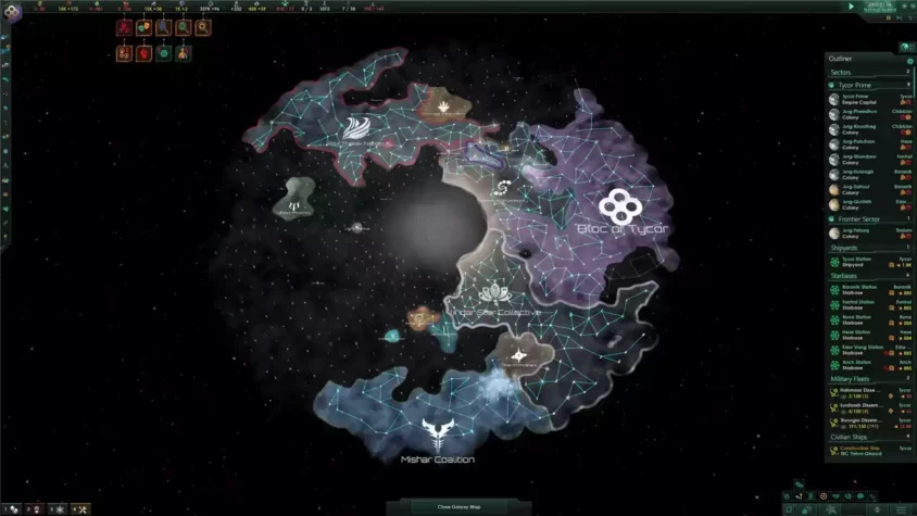 Галактическая карта Stellaris