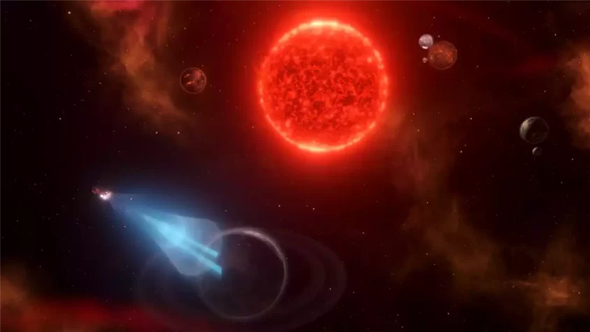 Красная звезда в Stellaris
