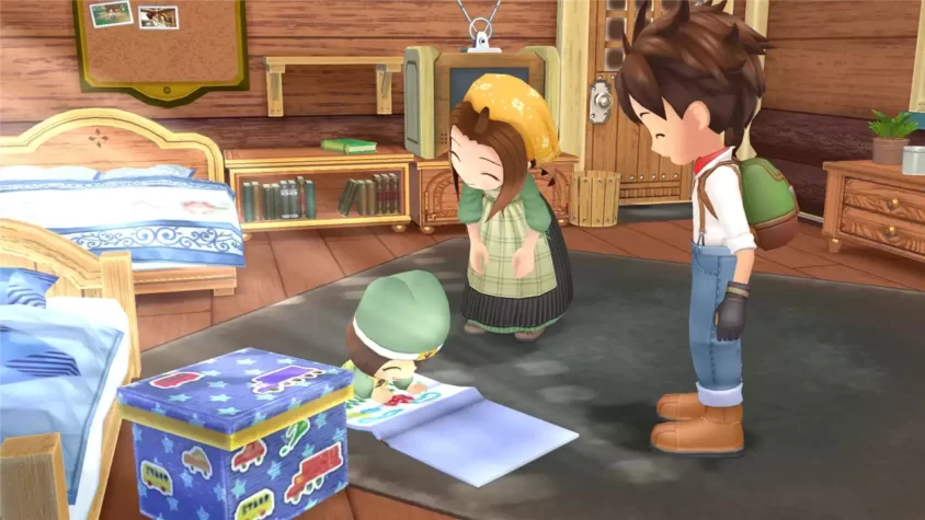 Детская сцена в Story of Seasons A Wonderful Life