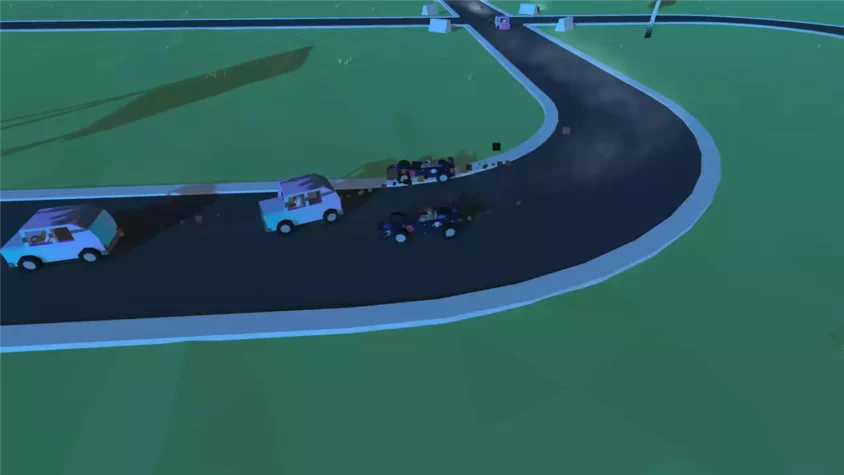 Гонки в Stream Racer с разрушениями